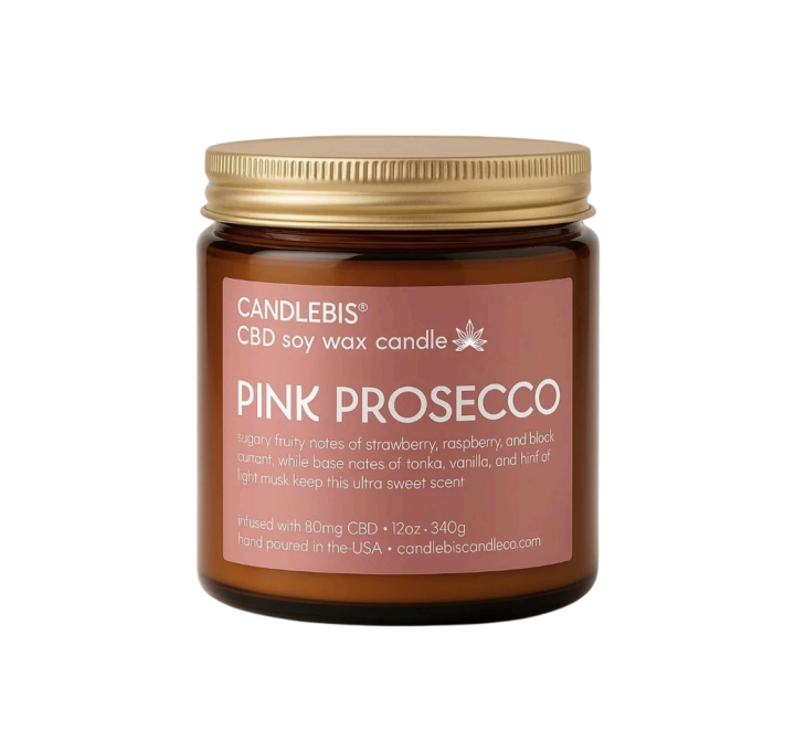 Candlebis CBD Candle / Pink Prosecco 80 mg